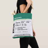 Boarding Pass - Groen Tote Bag (Dichtbij)