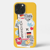 BOARDING PASS HANNOVER, DUITSLAND iPhone CASE Hoesje (Achterkant)