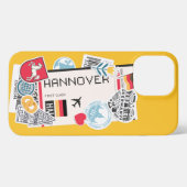 BOARDING PASS HANNOVER, DUITSLAND iPhone CASE iPhone Hoesje (Achterkant horizontaal)