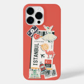 BOARDING PASS ISTANBUL TURKEY iPhone HOESJE (Achterkant)