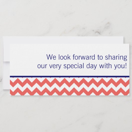 Boarding Pass Linnen bruiloft uitnodiging Koraal C (Achterkant)