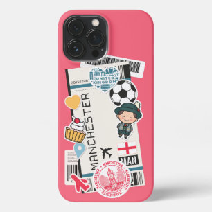 BOARDING PASS MANCHESTER, ENGLAND iPhone CASE iPhone 13 Pro Max Hoesje