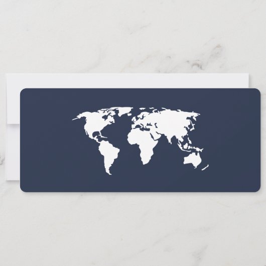 Boarding Pass Navy Blue Kaart Foto Opslaan van de  (Achterkant)