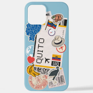 BOARDING PASS QUITO ECUADOR iPhone CASE iPhone 12 Pro Max Hoesje