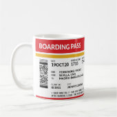 Boarding Pass - Rood Koffiemok (Links)