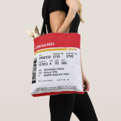 Boarding Pass - Rood Tote Bag (Dichtbij)