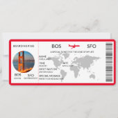 Boarding Pass Scratch Verrassingsvakantie/reis ont Kaart (Voorkant)