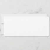 Boarding Pass Strand Tropische Waterverf Bruiloft Save The Date (Achterkant)