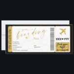 Boarding Pass Surprise Fake Airline Ticket<br><div class="desc">Dit is de perfecte manier om een verrassingsreis te geven voor elke gelegenheid!</div>