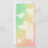 Boarding Pass Ticket Bewaar de datum met foto Kaart (Achterkant)