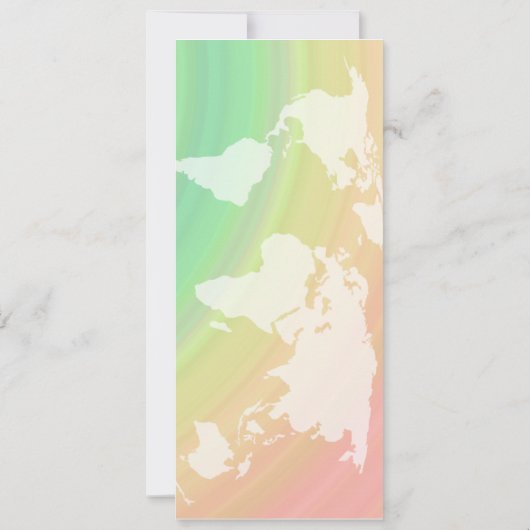 Boarding Pass Ticket Bewaar de datum met foto Kaart (Achterkant)