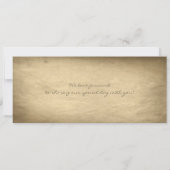 Boarding Pass tickets - vintage huwelijksuitnodigi Kaart (Achterkant)