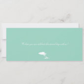 Boarding Pass to Aruba Kaart (Achterkant)