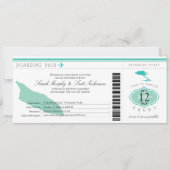 Boarding Pass to Aruba Kaart (Voorkant)