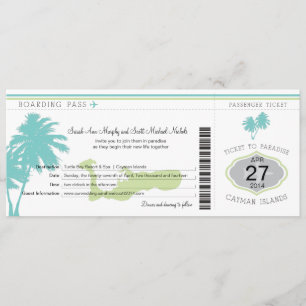 Boarding Pass to Cayman Islands Kaart
