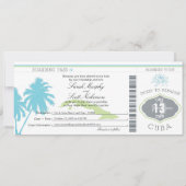 Boarding Pass to Cuba Kaart (Voorkant)