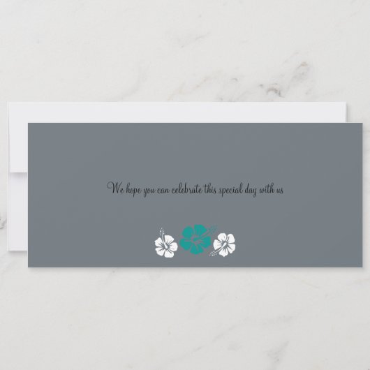 Boarding Pass to Hawaii Kaart (Achterkant)