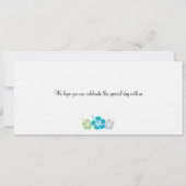 Boarding Pass to Hawaii Kaart (Achterkant)