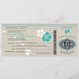 Boarding Pass to Hawaii Kaart