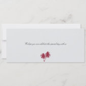 Boarding Pass to Hawaii SilverGrey/Red Kaart (Achterkant)