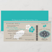 Boarding Pass to IBIZA Kaart (Voorkant / Achterkant)