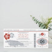 Boarding Pass to Jamaica Kaart (Staand voorkant)