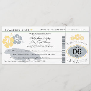 Boarding Pass to Jamaica Kaart