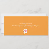 Boarding Pass to Jamaica Wedding Invitation Kaart (Achterkant)