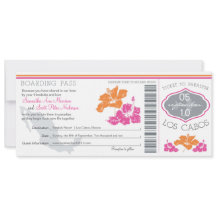 Boarding Pass to Los Cabos Mexico