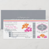 Boarding Pass to Los Cabos Mexico Kaart (Voorkant / Achterkant)