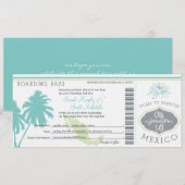 Boarding Pass to Mexico Kaart (Voorkant / Achterkant)