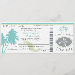 Boarding Pass to Mexico Kaart