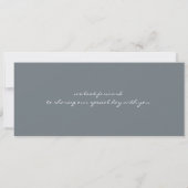 Boarding Pass to Norway Wedding Invitation Kaart (Achterkant)