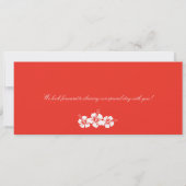 Boarding pass to Portugal Wedding Invitation Kaart (Achterkant)