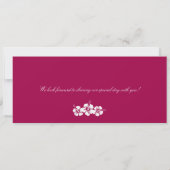 Boarding pass to Portugal Wedding Invitation Kaart (Achterkant)