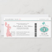 Boarding Pass to Spain Kaart (Voorkant)