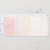 Boarding Pass Tropical Floral Vrijgezellenfeest Ti Kaart (Achterkant)