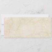 Boarding Pass Tropical Paradise Beach bruiloft Kaart (Achterkant)