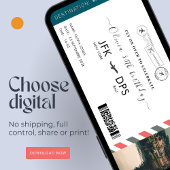 Boarding Pass Verjaardag vliegticket Foto reizen Kaart