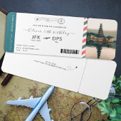 Boarding Pass Verjaardag vliegticket Foto reizen Kaart