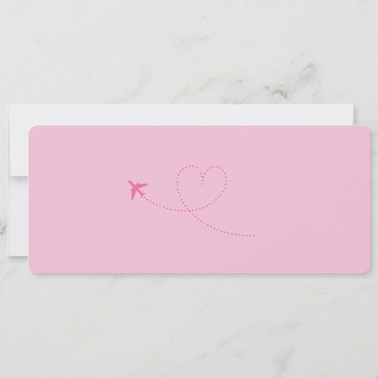 Boarding Pass Verrassingsvliegticket Meisjes Reis Kaart (Achterkant)