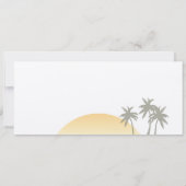  boarding Pass Wedding & RSVP op Kraft Kaart (Achterkant)