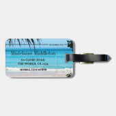 Boarding Pass Zee Ocean Scene Bagagelabel (Achterkant horizontaal)