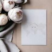 Boarding Passport Ticket Bestemming Bruiloft Kaart