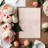 Boarding Passport Ticket Bestemming Bruiloft Kaart