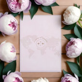 Boarding Passport Ticket Bestemming Bruiloft Kaart