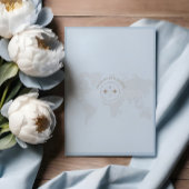 Boarding Passport Ticket Bestemming Bruiloft Kaart