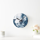 Boarding Trybe Tube, Hawaiian Surf Graphic Ronde Klok (Huis)