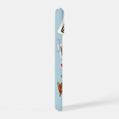 boardingpass van Lissabon iPhone 15 Case (Rechterkant)