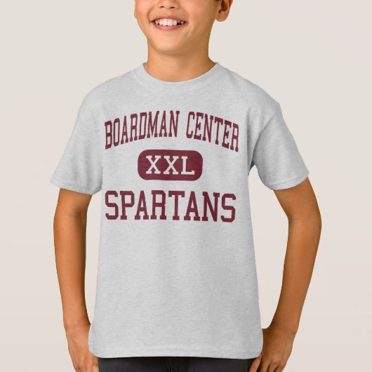 Boardman Center - Spartans - Middle - Youngstown T-shirt (Voorkant)